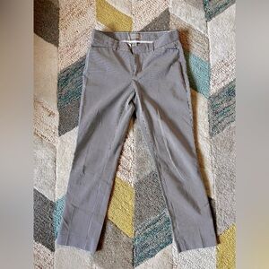 The gap Greg white striped Trouser Pants White Size 0 like new